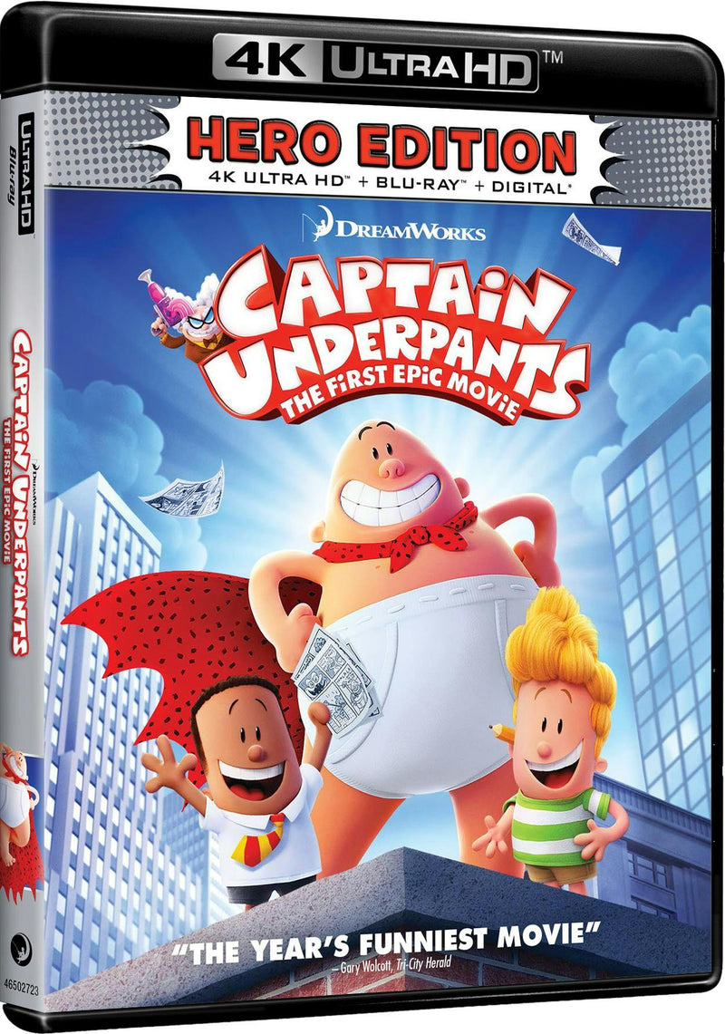 Captain Underpants: The First Epic Movie (4K Ultra HD) [UHD]