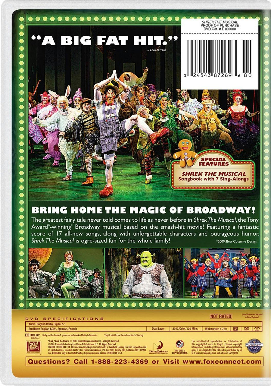 Shrek: The Musical (DVD + DVD + Digital Copy) [DVD]