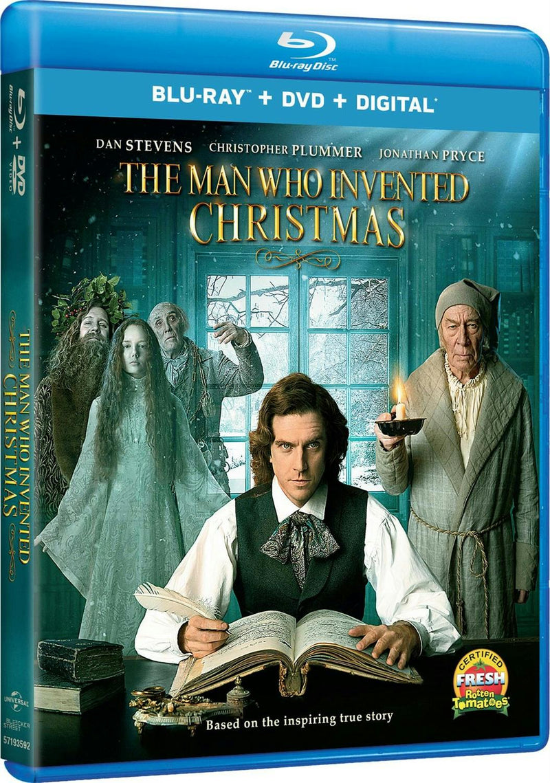 The Man Who Invented Christmas (DVD + Digital) [Blu-ray]