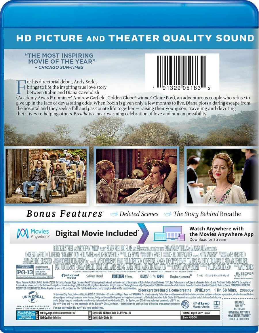 Breathe (Blu-ray + Digital HD) [Blu-ray]