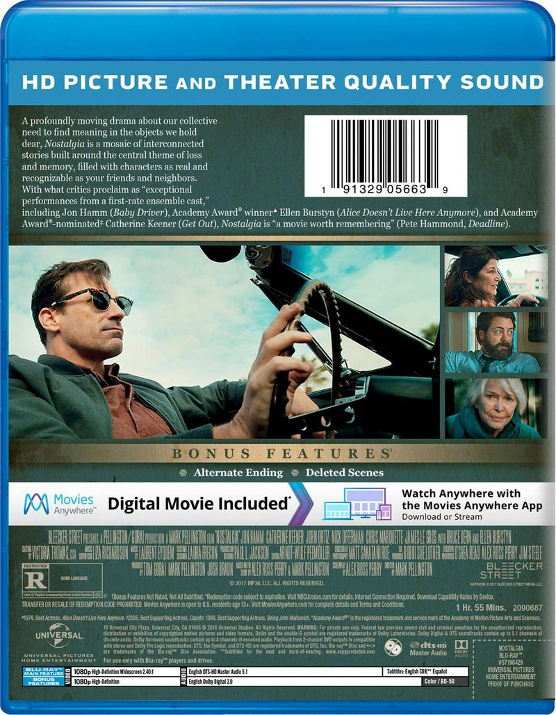 Nostalgia (Blu-ray + Digital HD) [Blu-ray]