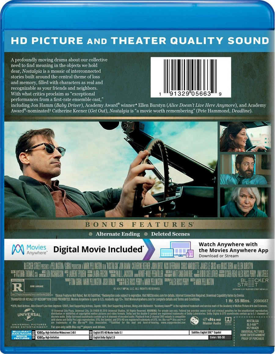 Nostalgia (Blu-ray + Digital HD) [Blu-ray]