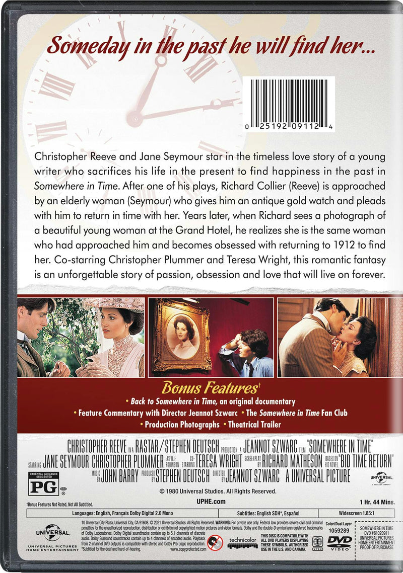Somewhere in Time (Collector's Edition) [DVD]