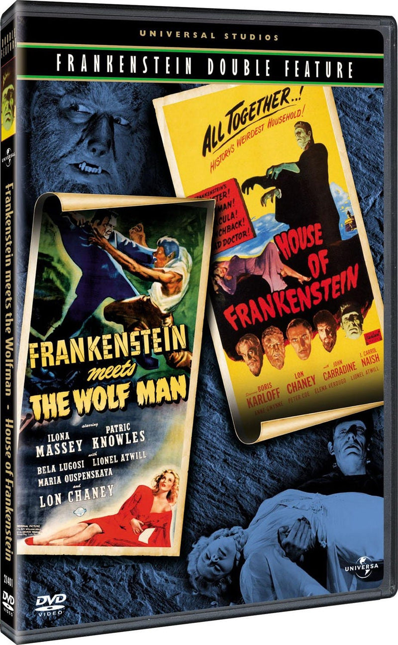 Frankenstein Meets the Wolf Man/House of Frankenstein (DVD Double Feature) [DVD]