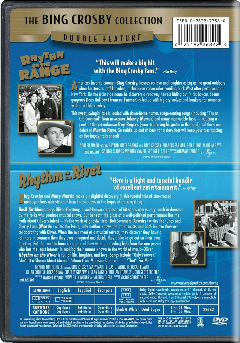 Rhythm On the River/Rhythm On the Range (DVD Double Feature) [DVD]