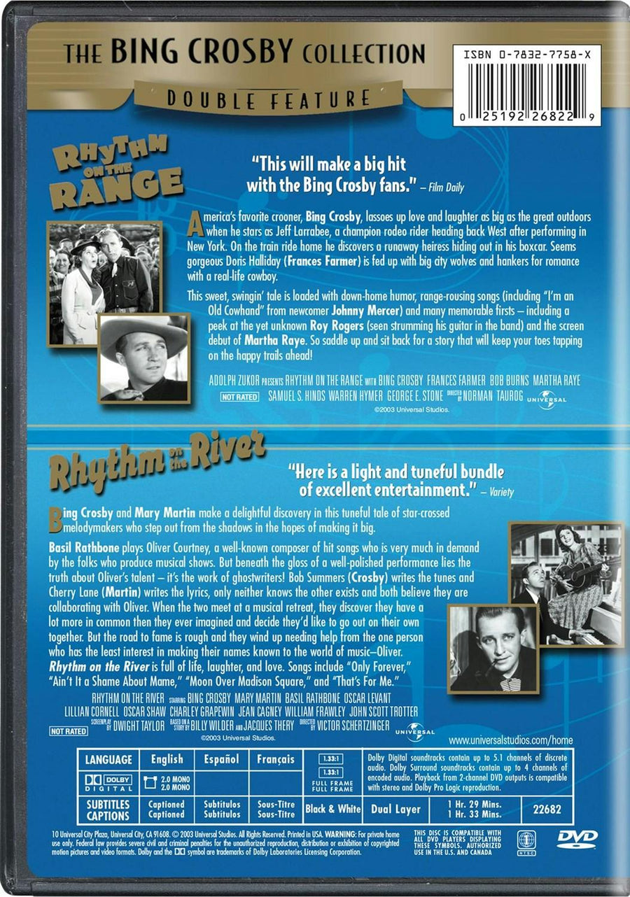 Rhythm On the River/Rhythm On the Range (DVD Double Feature) [DVD]