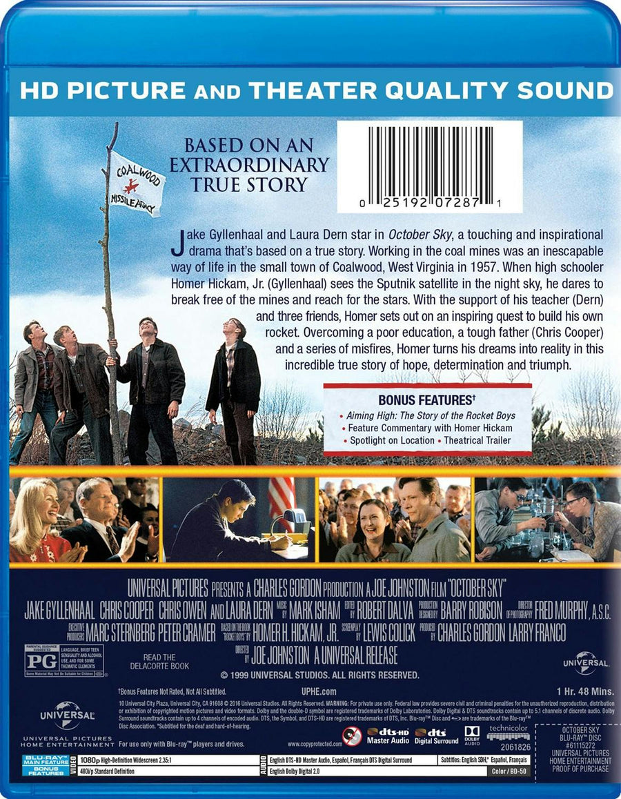 October Sky [Blu-ray]