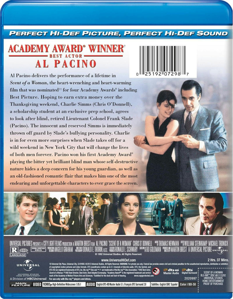 Scent of a Woman [Blu-ray]