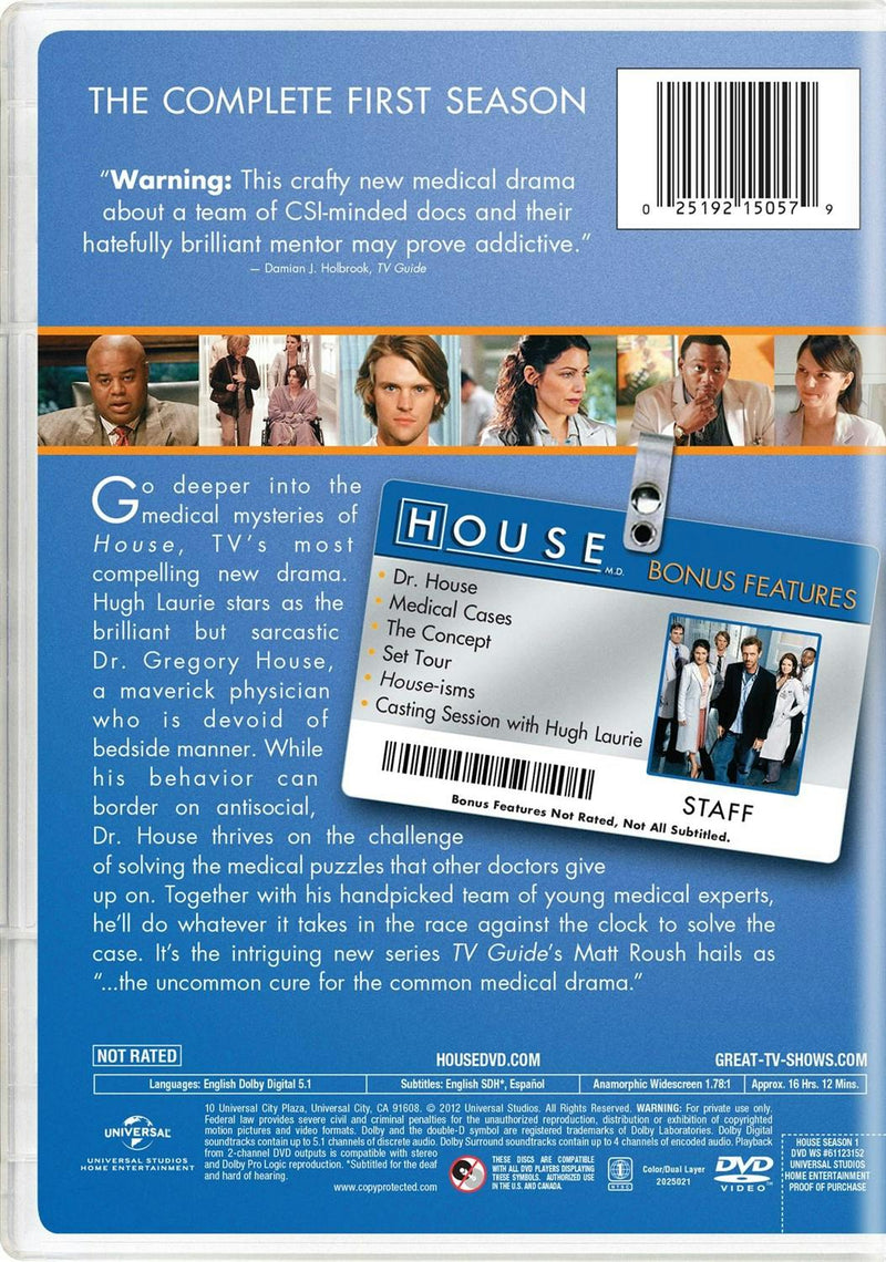 House: Season 1 [DVD]