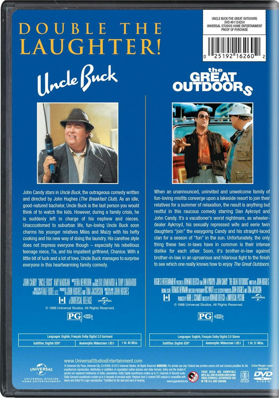 The Great Outdoors/Uncle Buck (DVD Double Feature) [DVD]