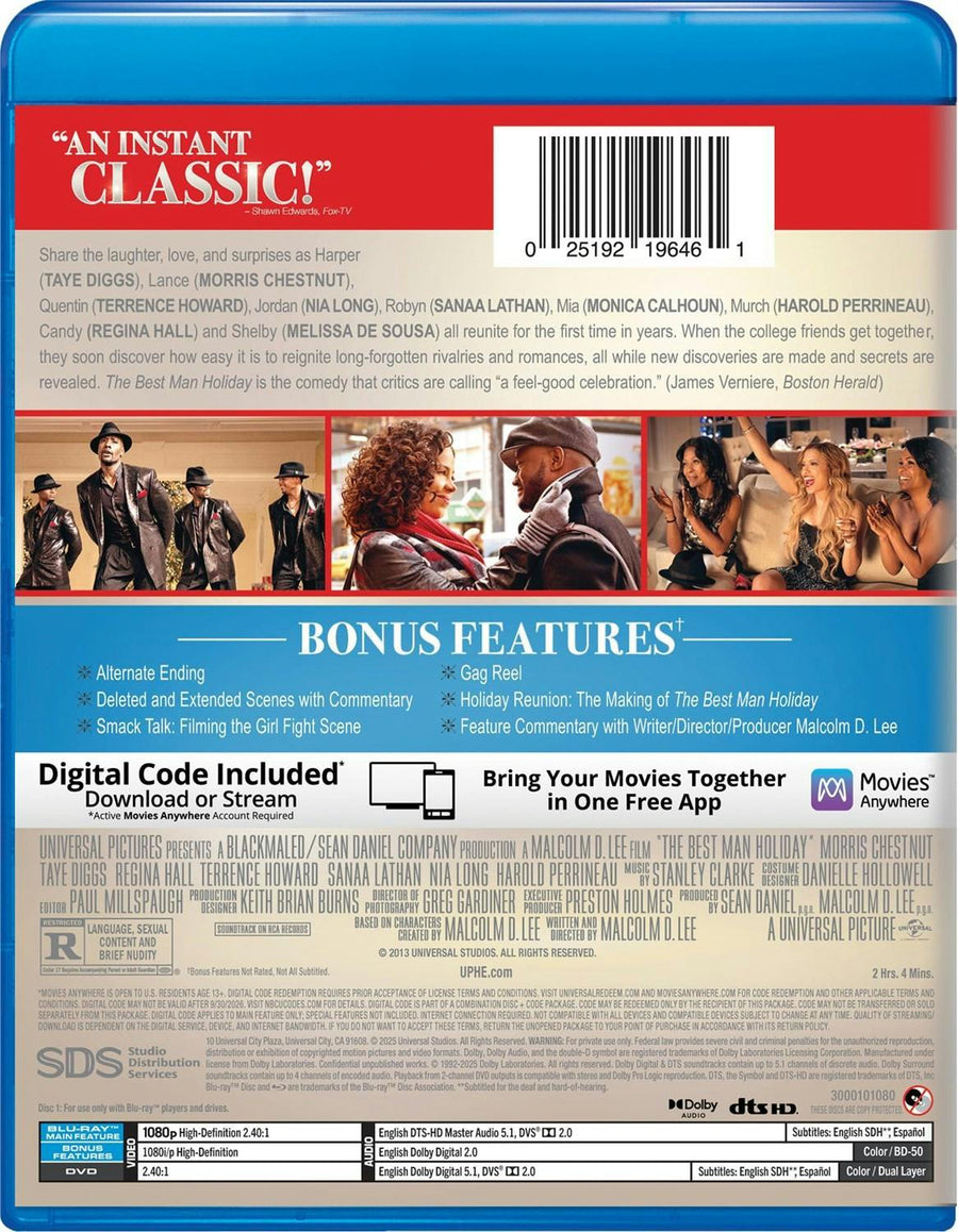 The Best Man Holiday (DVD + Digital) [Blu-ray]