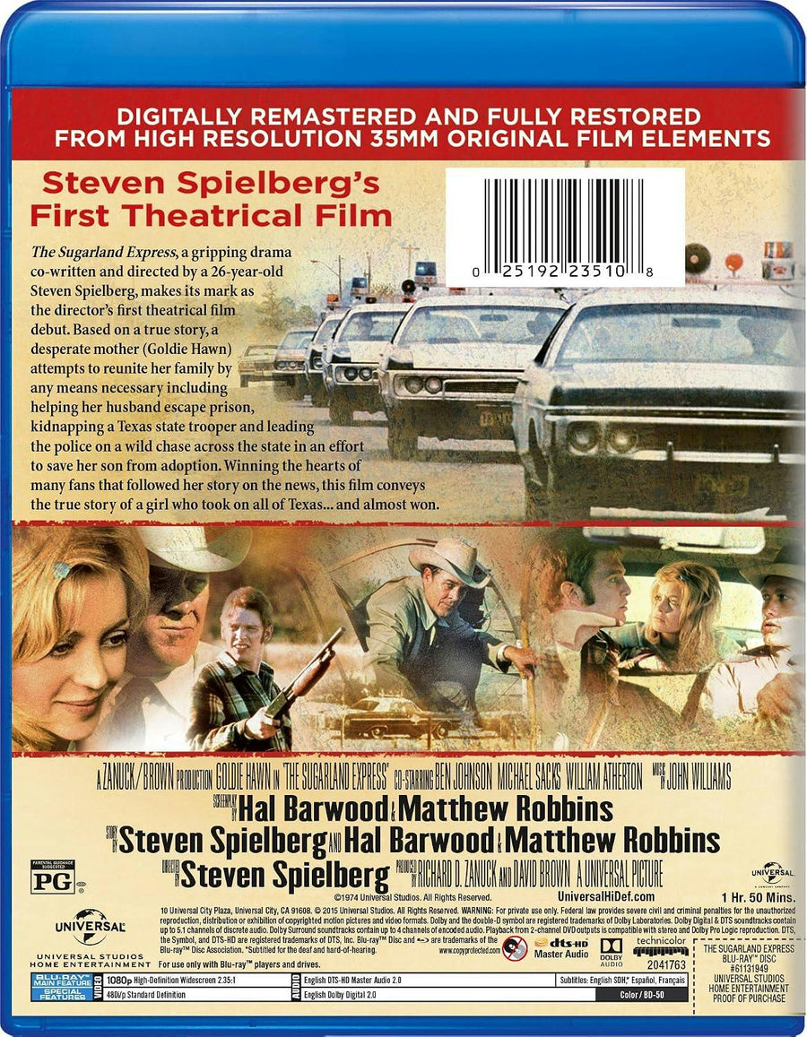 The Sugarland Express [Blu-ray]