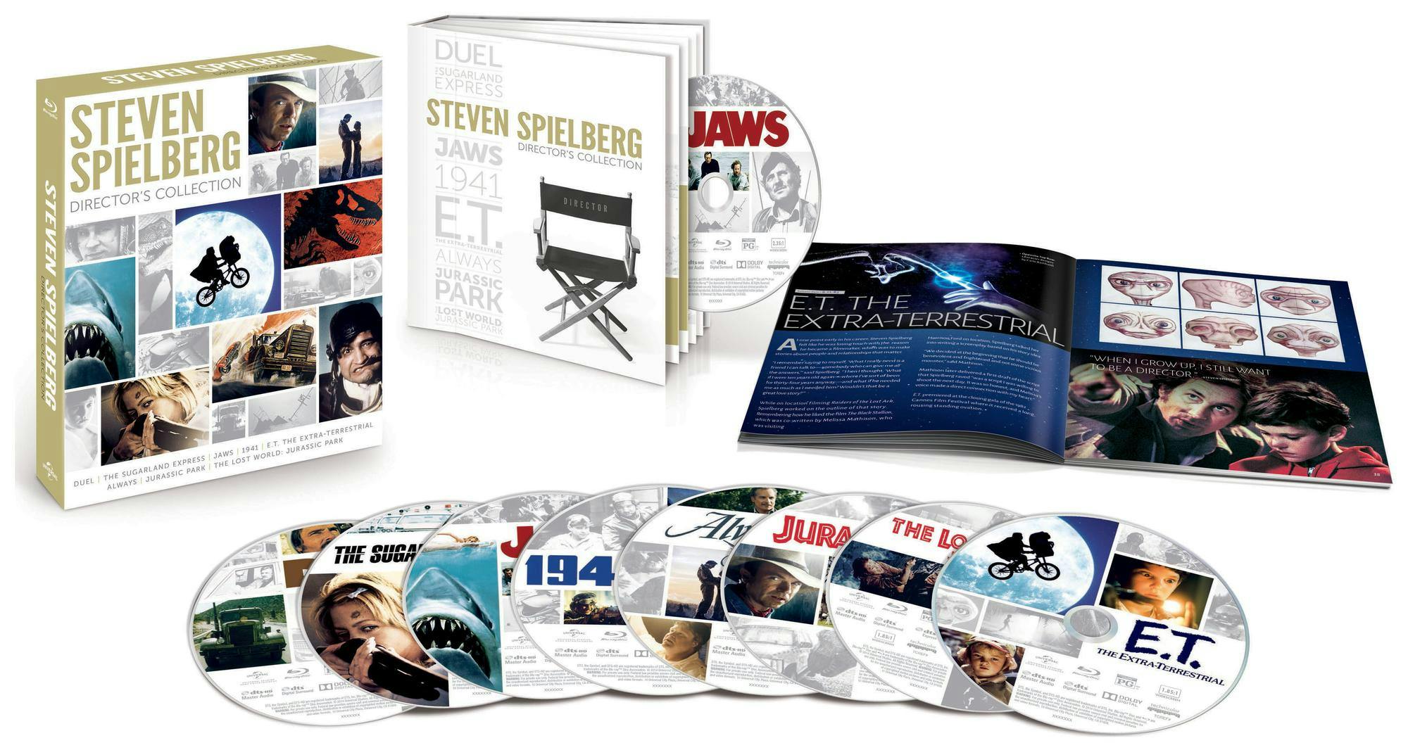 Steven Spielberg Director's Collection (Box Set) [Blu-ray] – GRUV