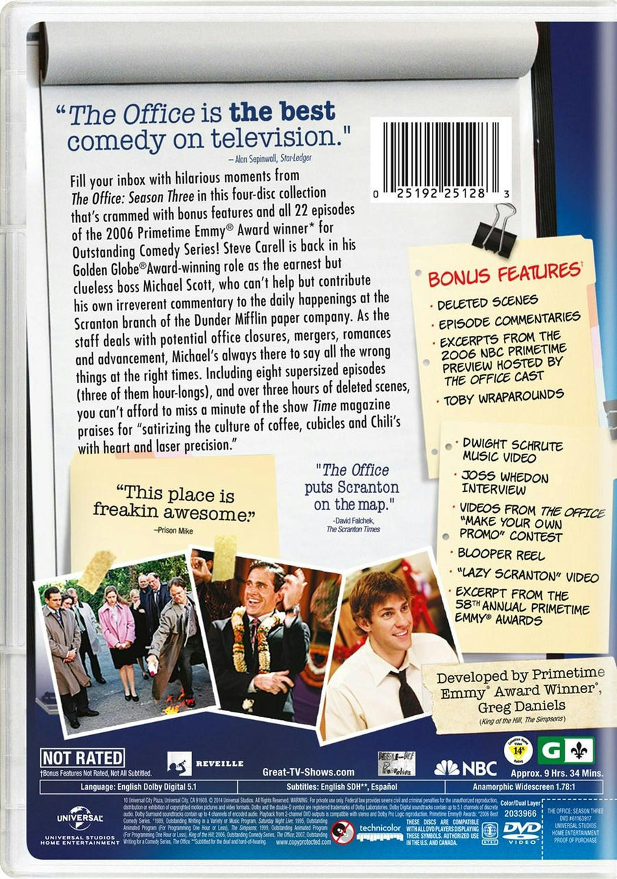 The Office - An American Workplace: Season 3 (2019) [DVD]