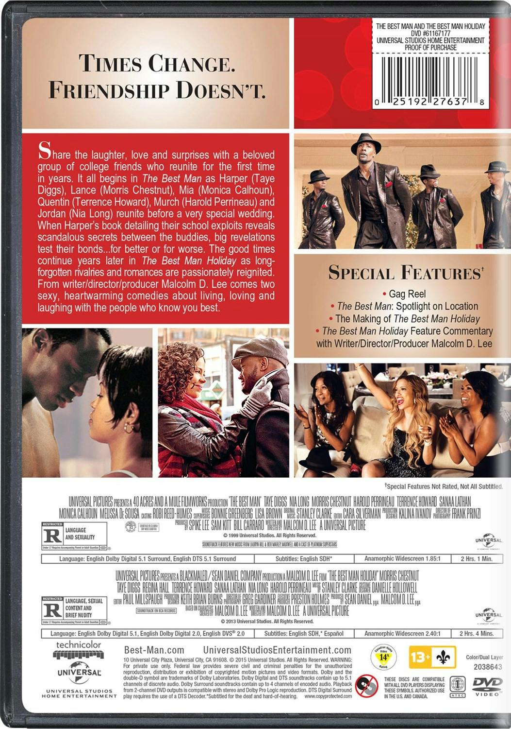 The Best Man/The Best Man Holiday (DVD Double Feature) [DVD]
