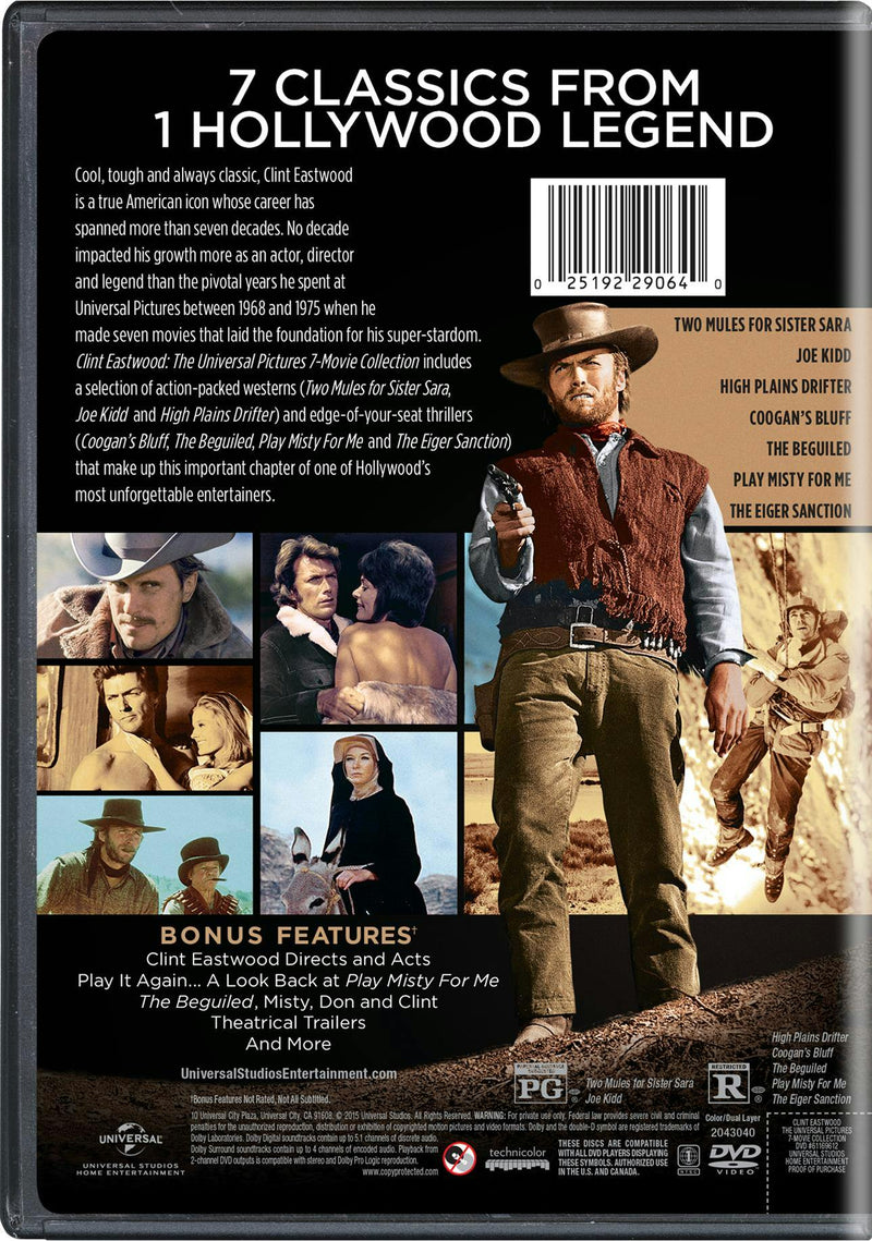 Clint Eastwood: The Universal Pictures 7-movie Collection (DVD Set) [DVD]