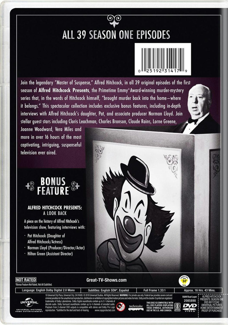 Alfred Hitchcock Presents: Season 1 (DVD New Box Art) [DVD]