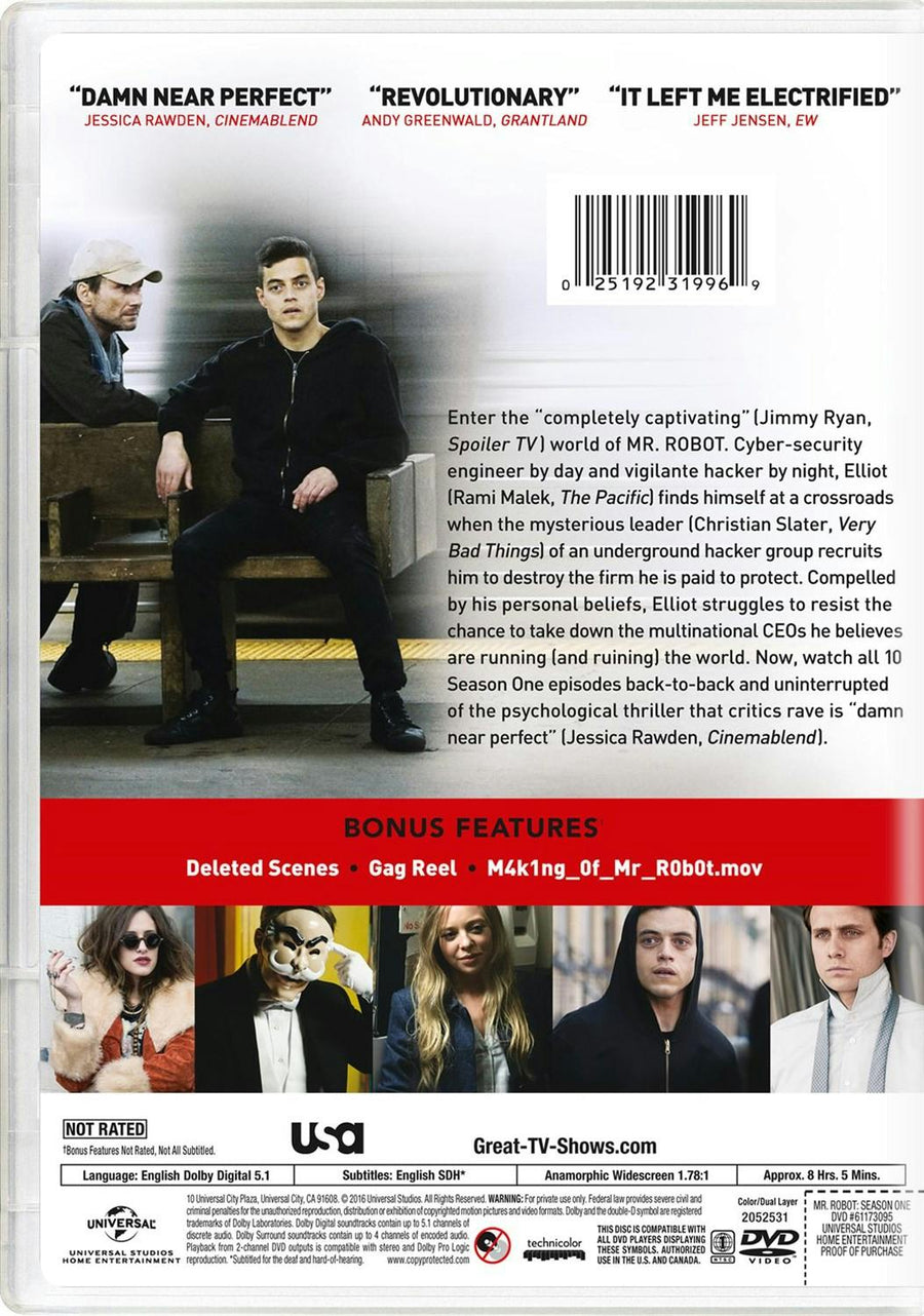Mr. Robot: Season 1 [DVD]
