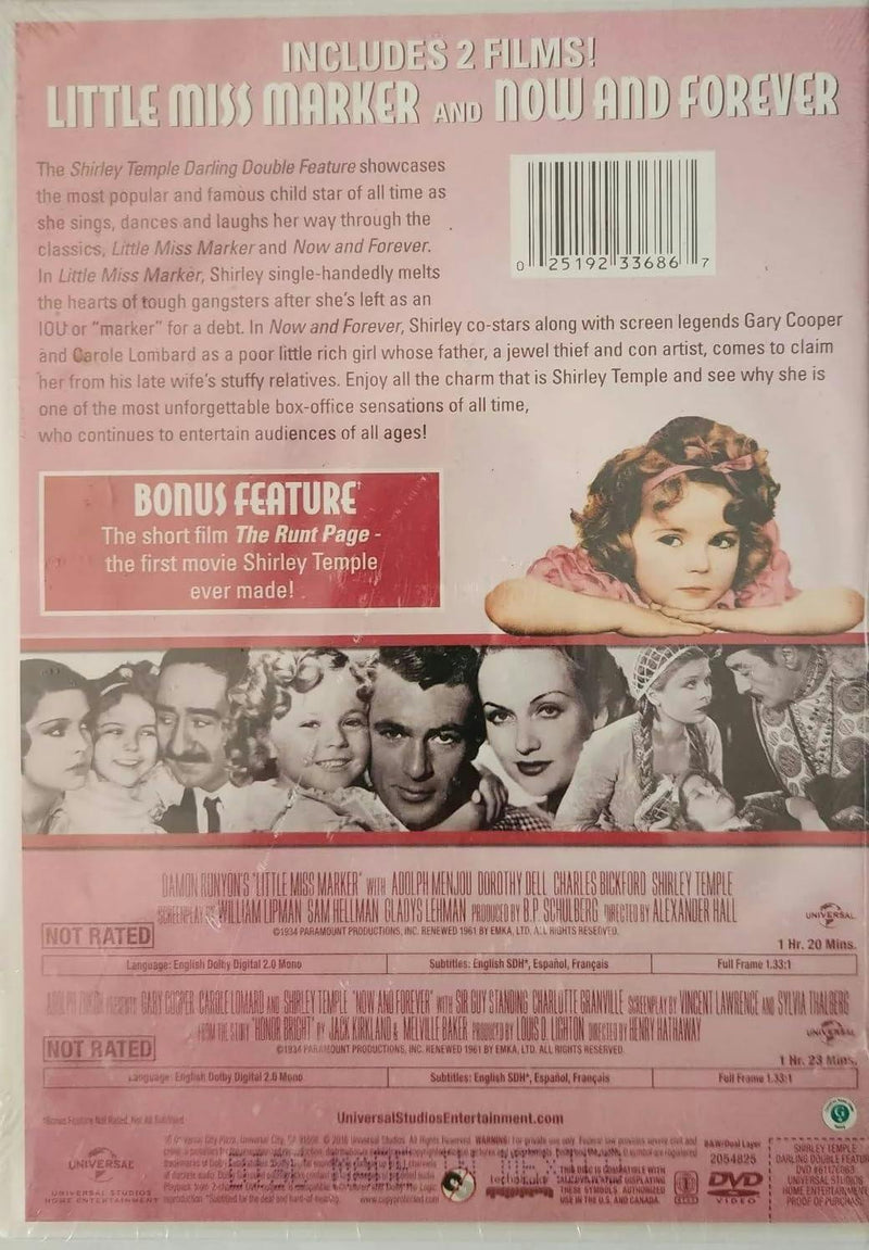 Shirley Temple: Little Miss Marker/Now and Forever (DVD New Box Art) [DVD]