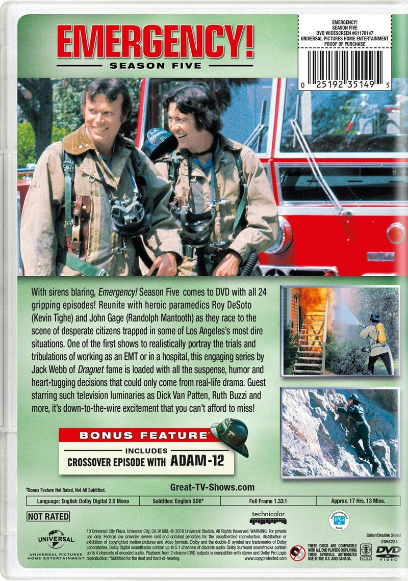 Emergency! Season Five (DVD New Box Art) [DVD]