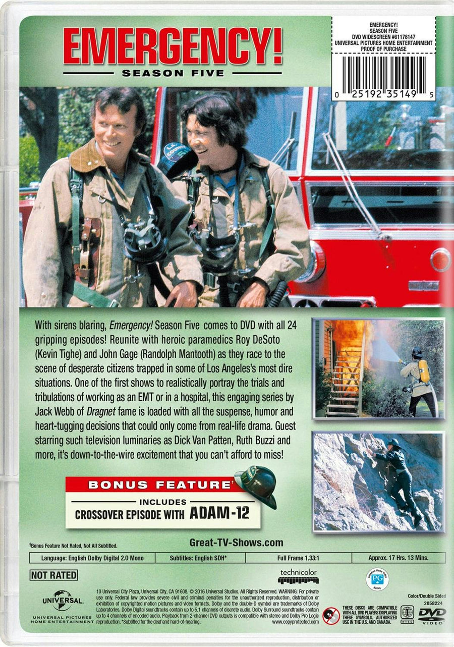 Emergency! Season Five (DVD New Box Art) [DVD]