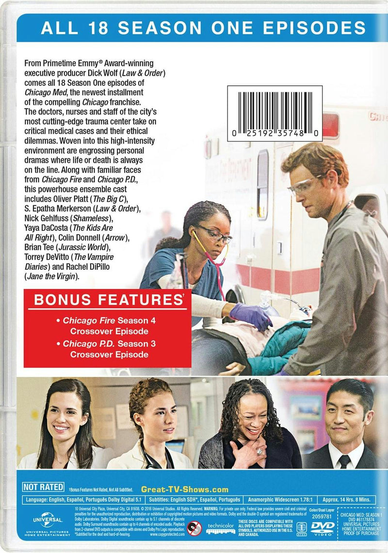 Chicago Med: Season One [DVD]