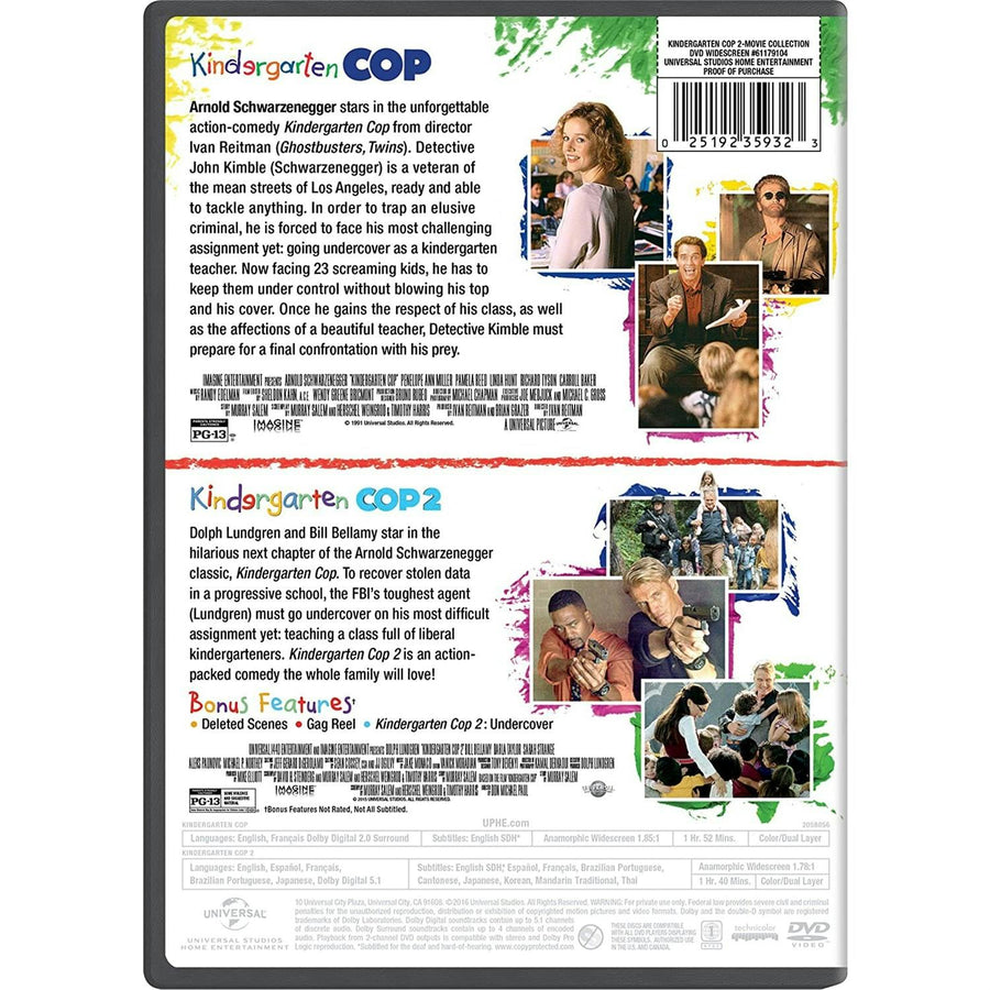Kindergarten Cop/Kindergarten Cop 2 (DVD Double Feature) [DVD]