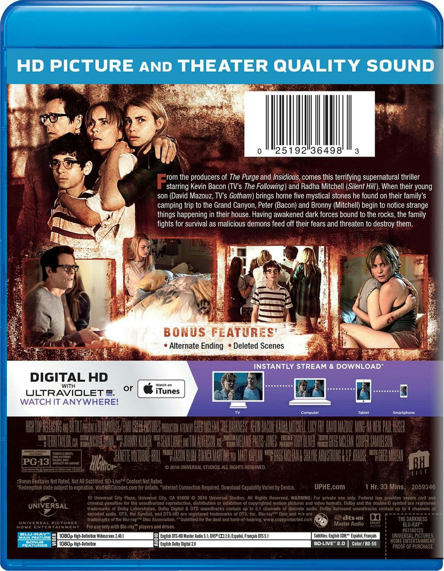 The Darkness (Blu-ray + Digital HD) [Blu-ray]