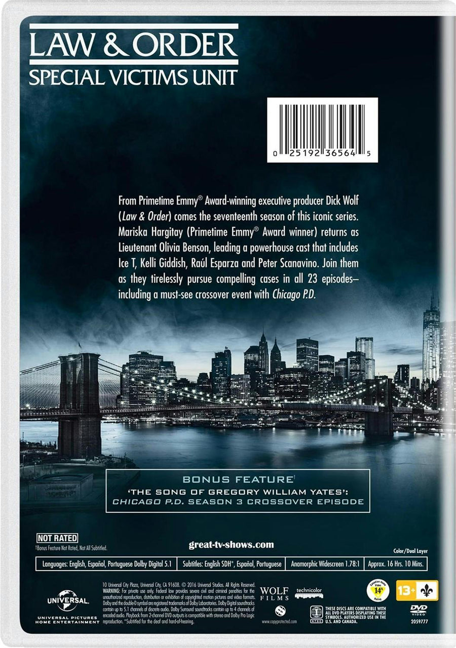 Law and Order - Special Victims Unit: Season 17 [DVD]