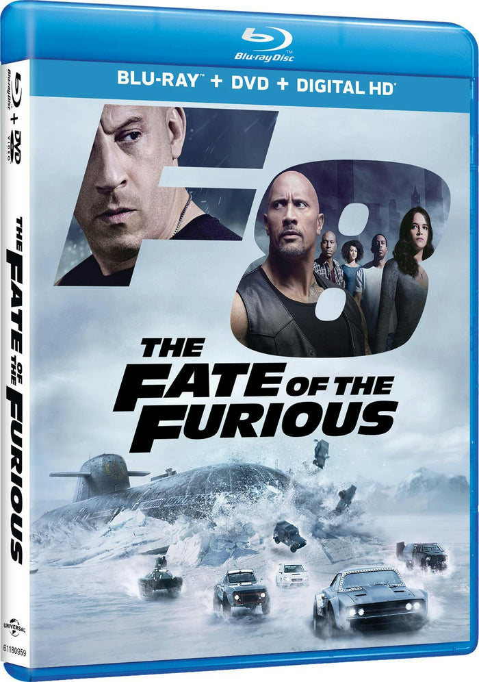 Fast & Furious 8 (DVD + Digital) [Blu-ray]