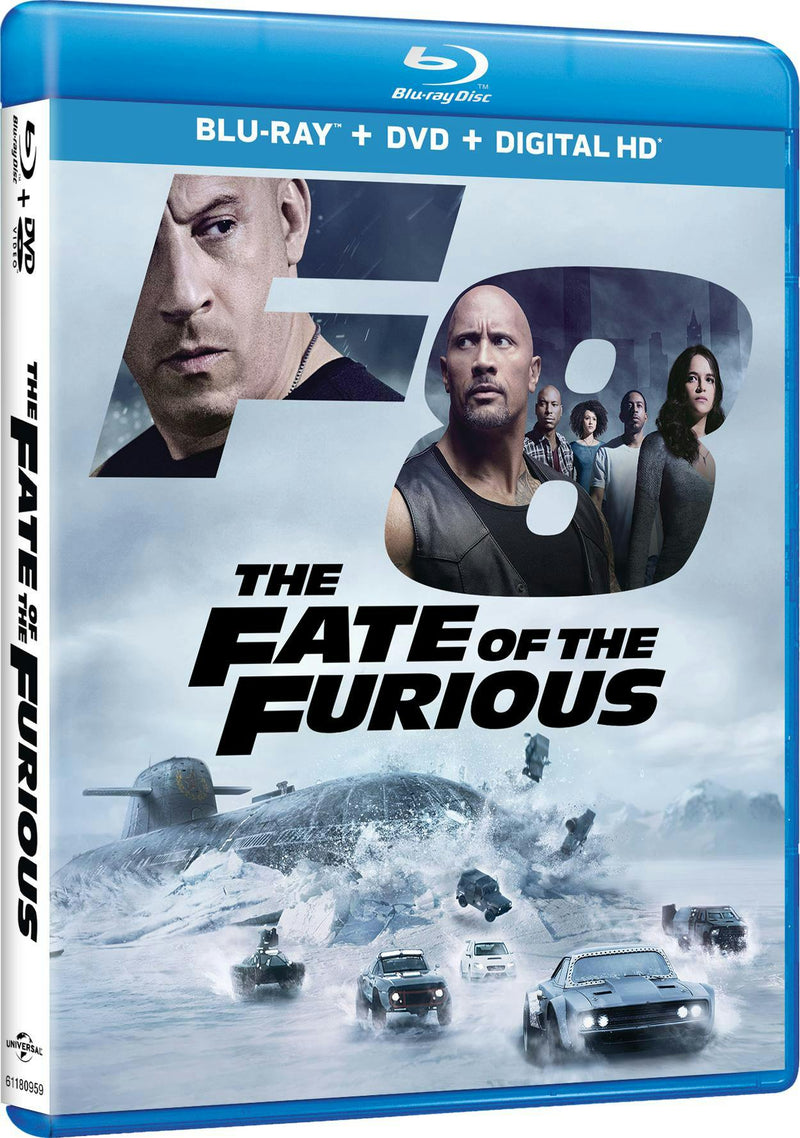 Fast & Furious 8 (DVD + Digital) [Blu-ray]