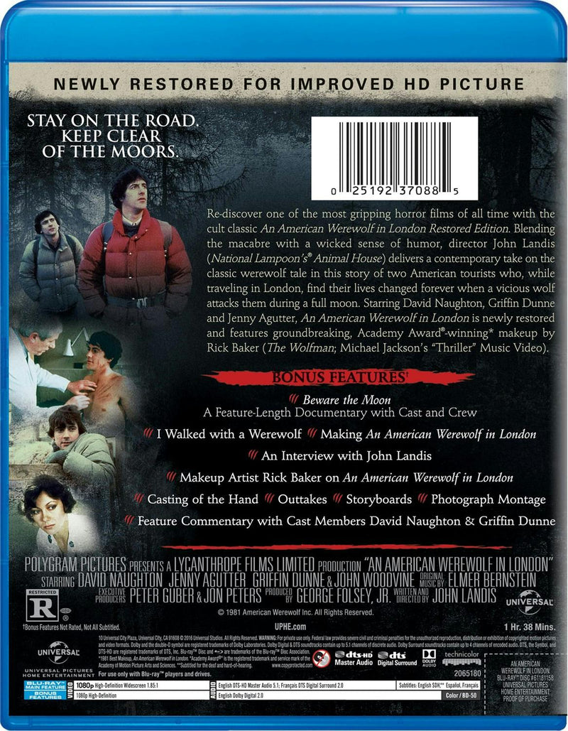 An American Werewolf in London (Blu-ray Restored) [Blu-ray]