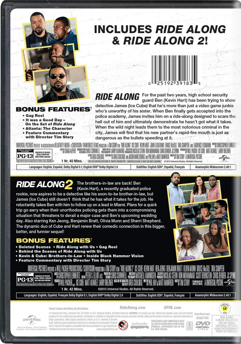 Ride Along 1 & 2 (DVD Double Feature) [DVD]