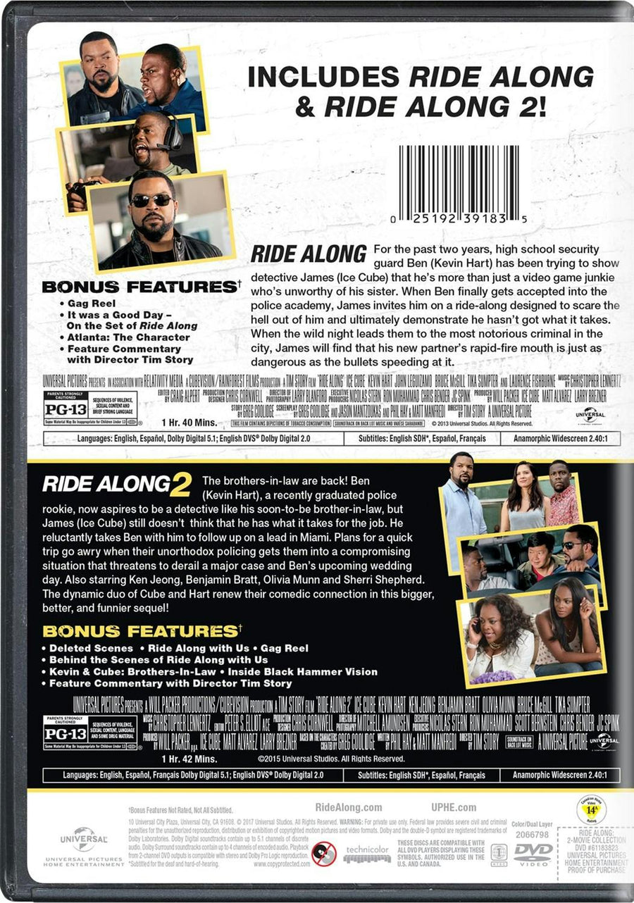 Ride Along 1 & 2 (DVD Double Feature) [DVD]