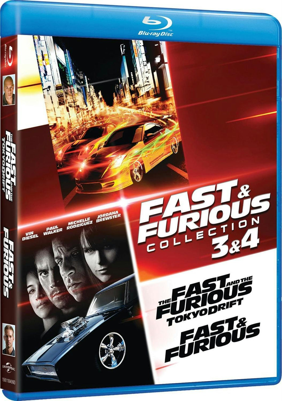 Fast & Furious Collection: 3 & 4 (Blu-ray Double Feature) [Blu-ray]