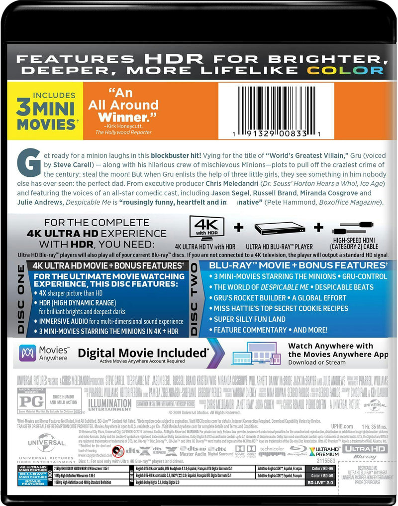 Despicable Me (4K Ultra HD) [UHD]