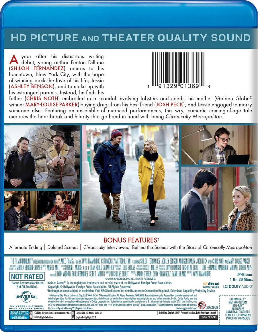 Chronically Metropolitan (Blu-ray + Digital HD) [Blu-ray]