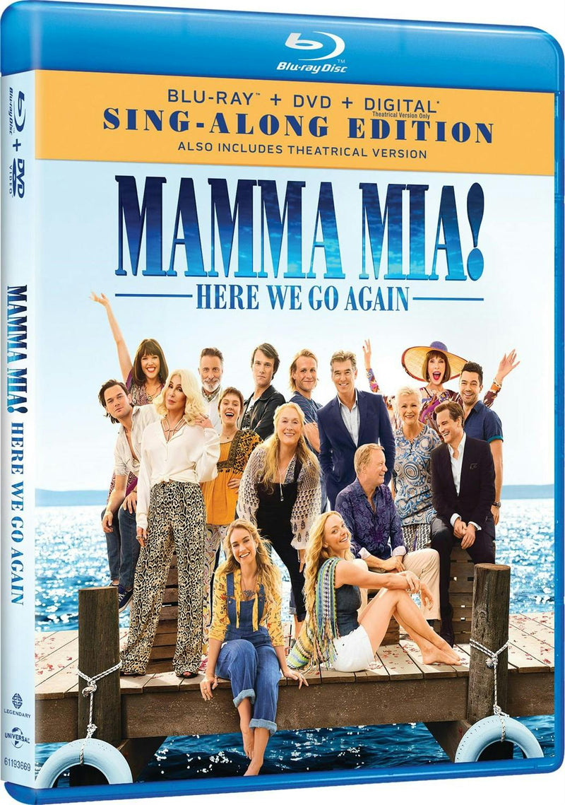Mamma Mia! Here We Go Again (Sign-Along Edition DVD + Digital) [Blu-ray]