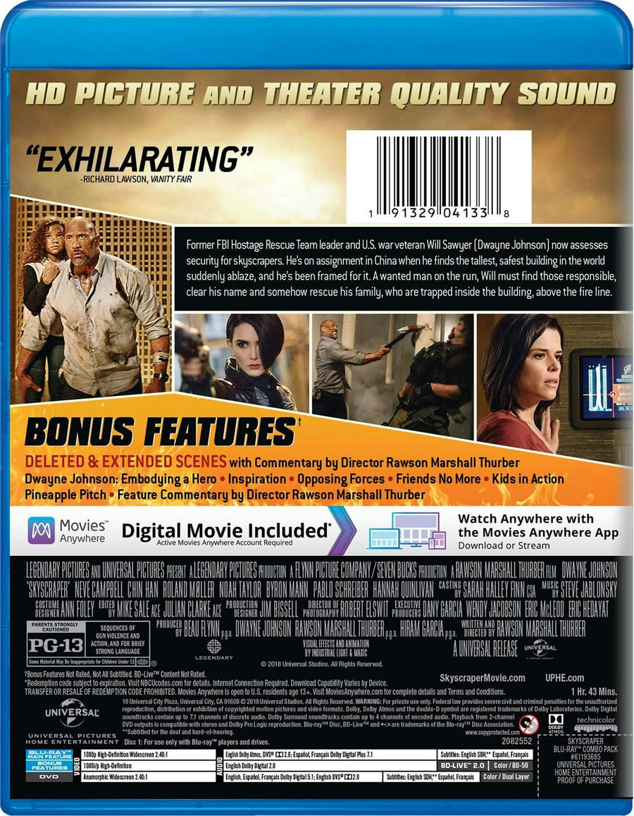 Skyscraper (DVD) [Blu-ray]
