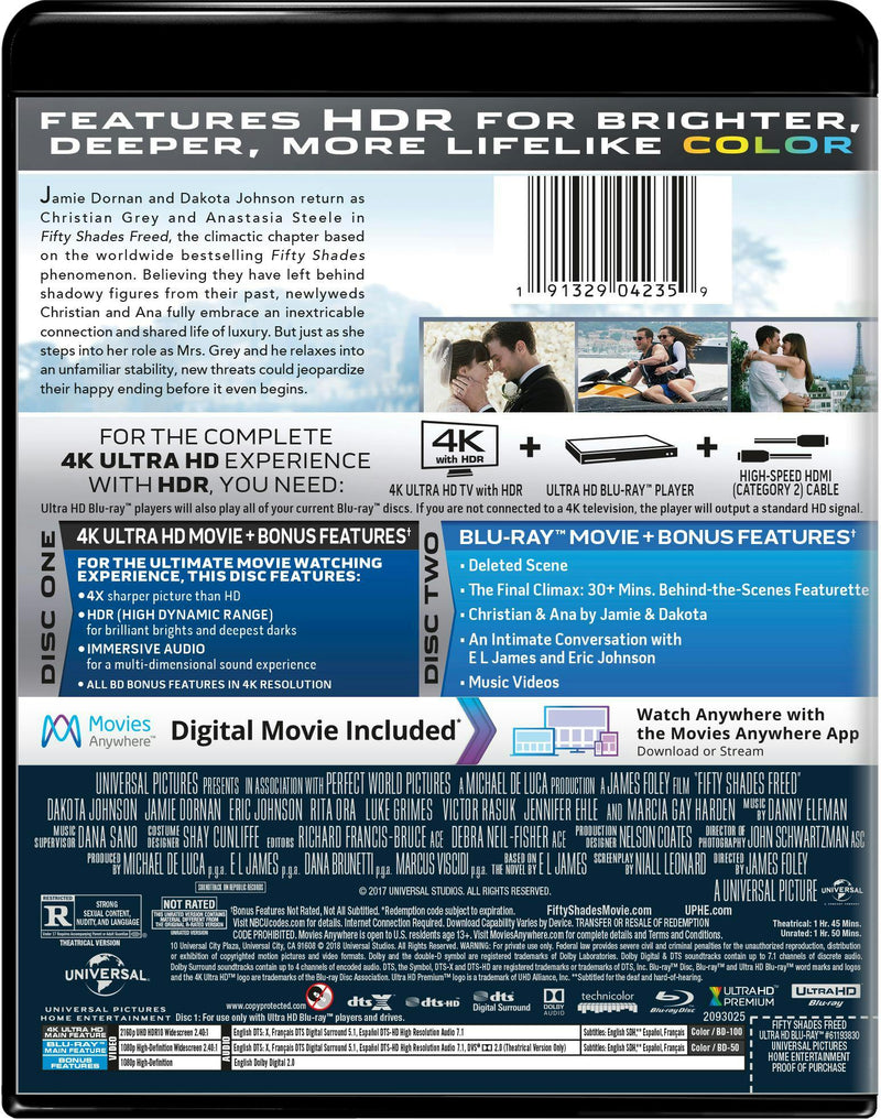 Fifty Shades Freed (4K Ultra HD) [UHD]