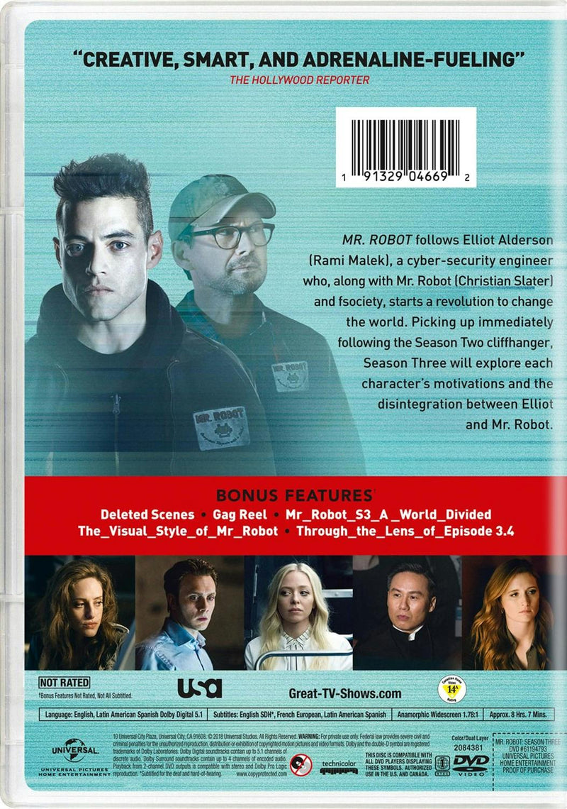 Mr. Robot: Season_3.0 [DVD]