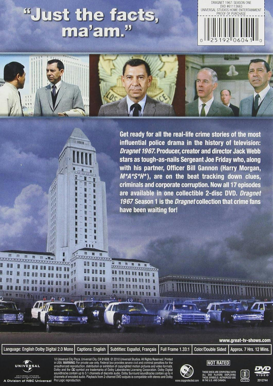 Dragnet: Season 1 (DVD New Box Art) [DVD]