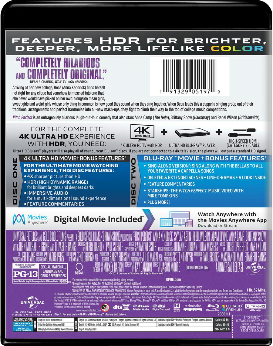 Pitch Perfect (4K Ultra HD) [UHD]