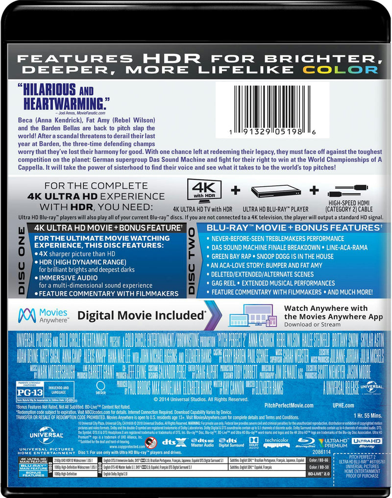 Pitch Perfect 2 (4K Ultra HD) [UHD]