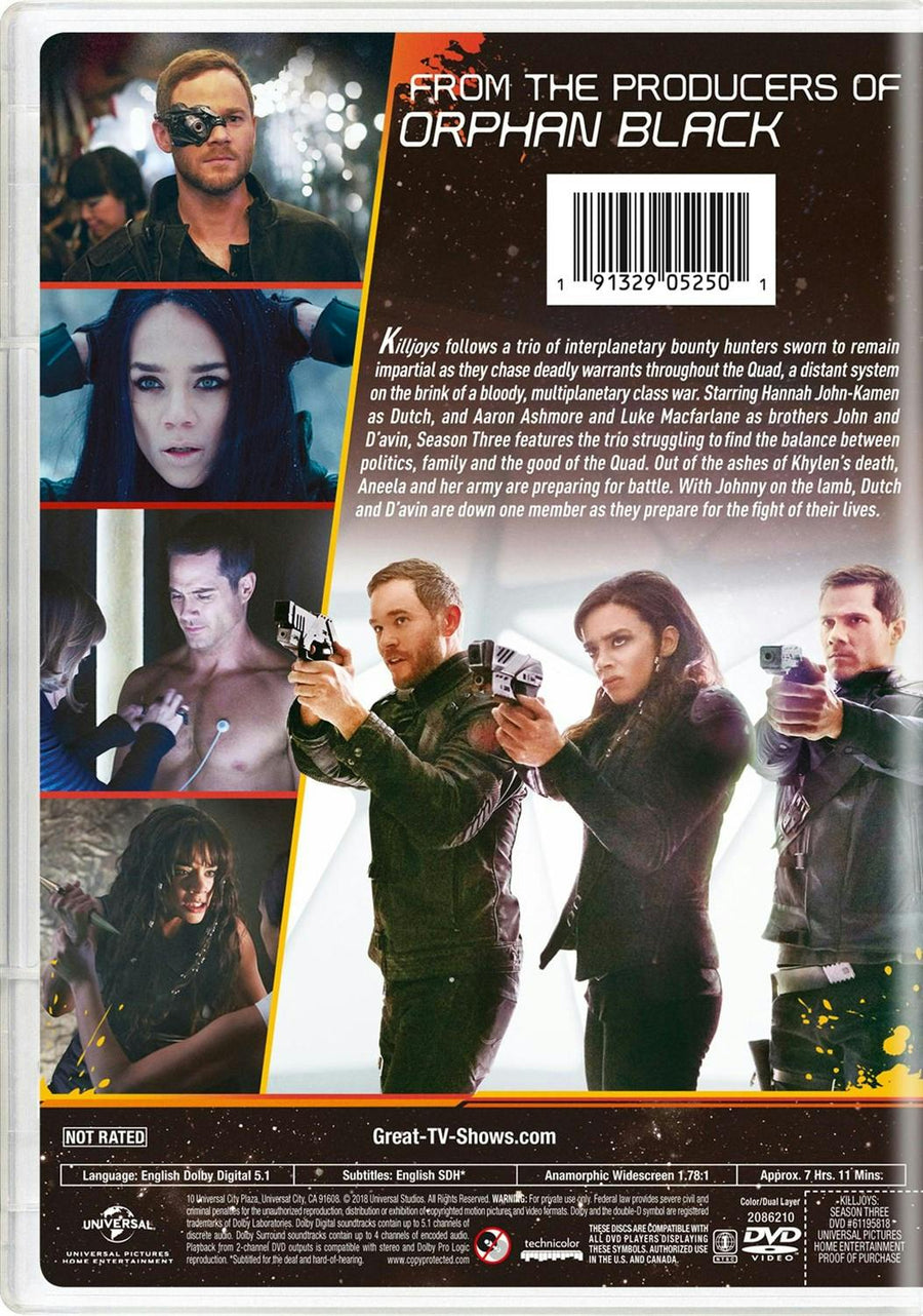 Killjoys: Season Three [DVD]