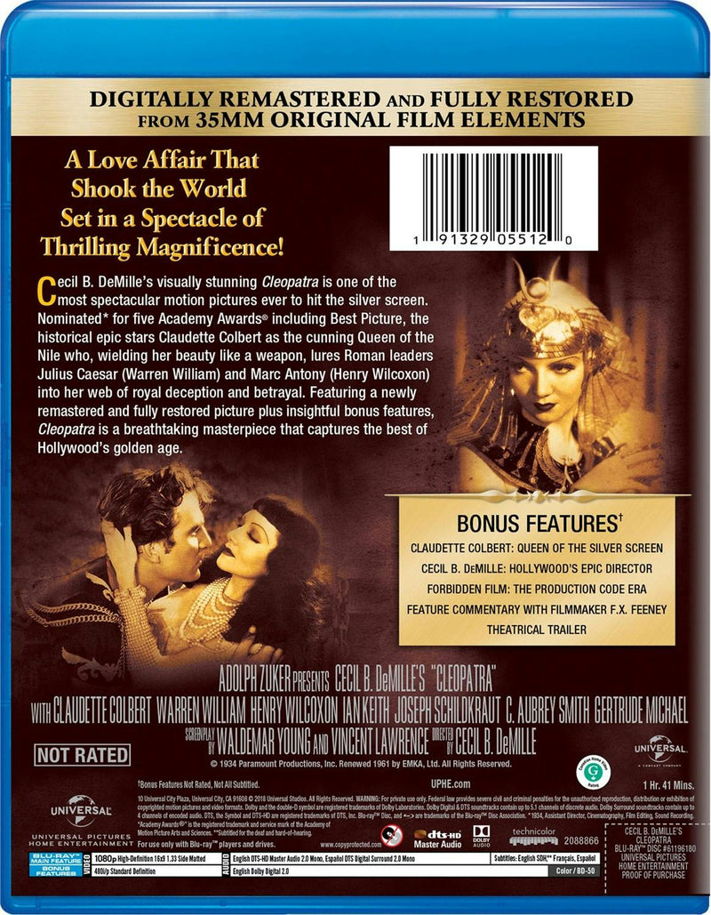 Cleopatra [Blu-ray]