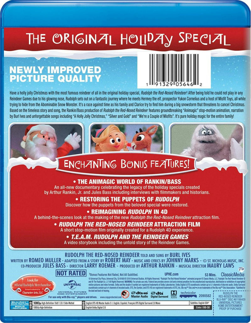 Rudolph the Red-nosed Reindeer (Deluxe Edition) [Blu-ray]