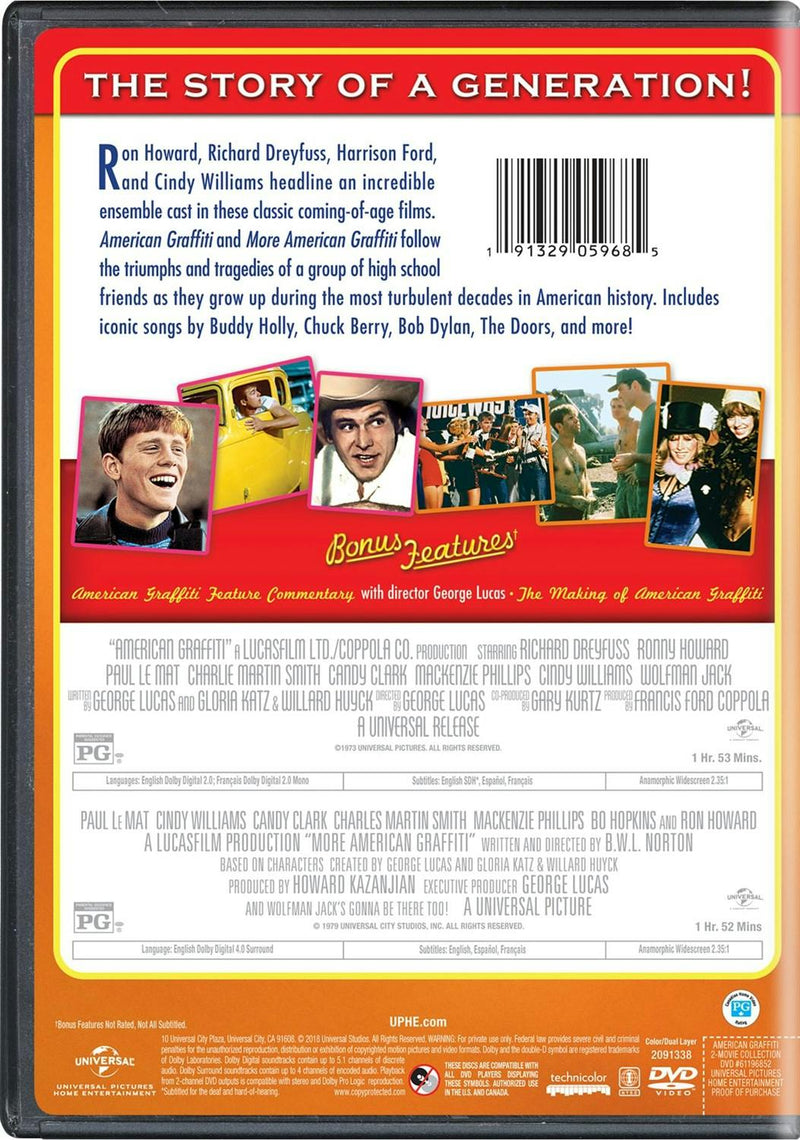 American Graffiti/More American Graffiti (DVD Double Feature) [DVD]