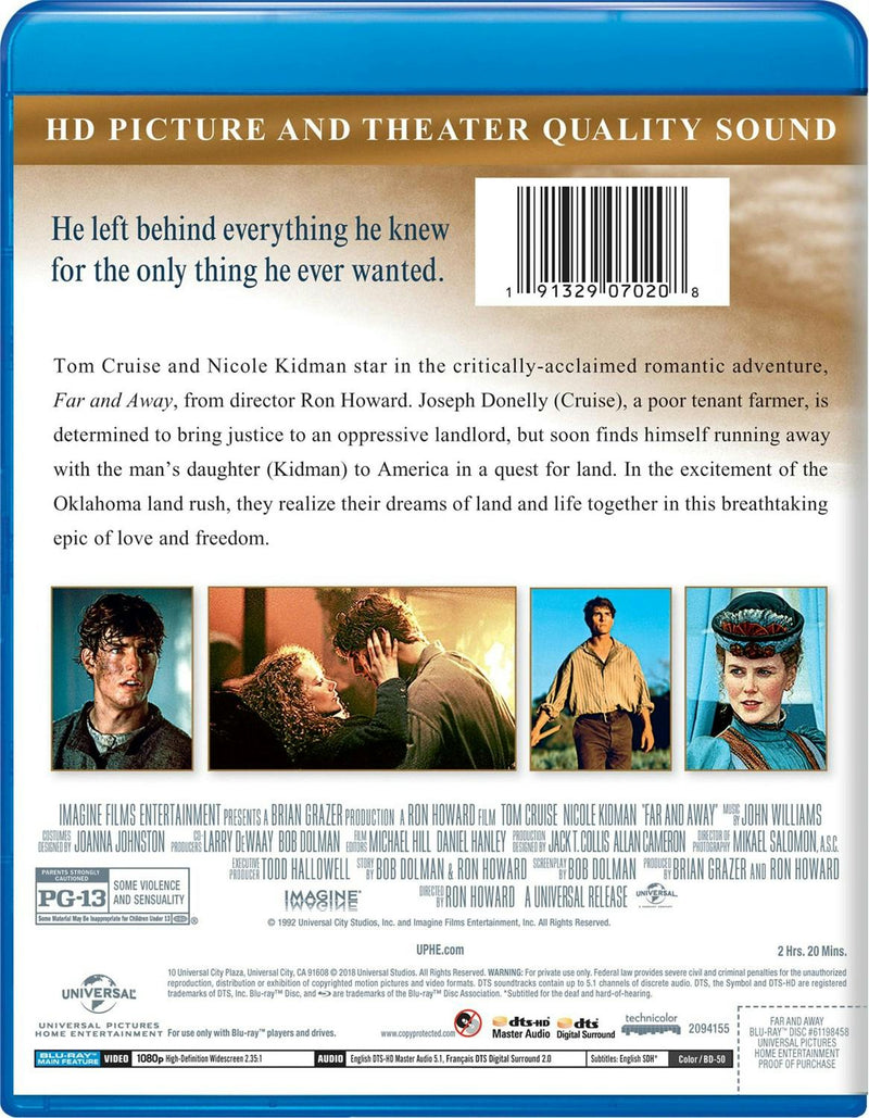 Far and Away [Blu-ray]