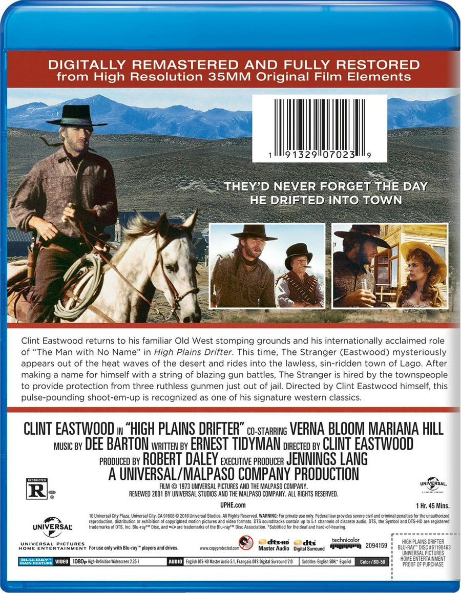 High Plains Drifter [Blu-ray]
